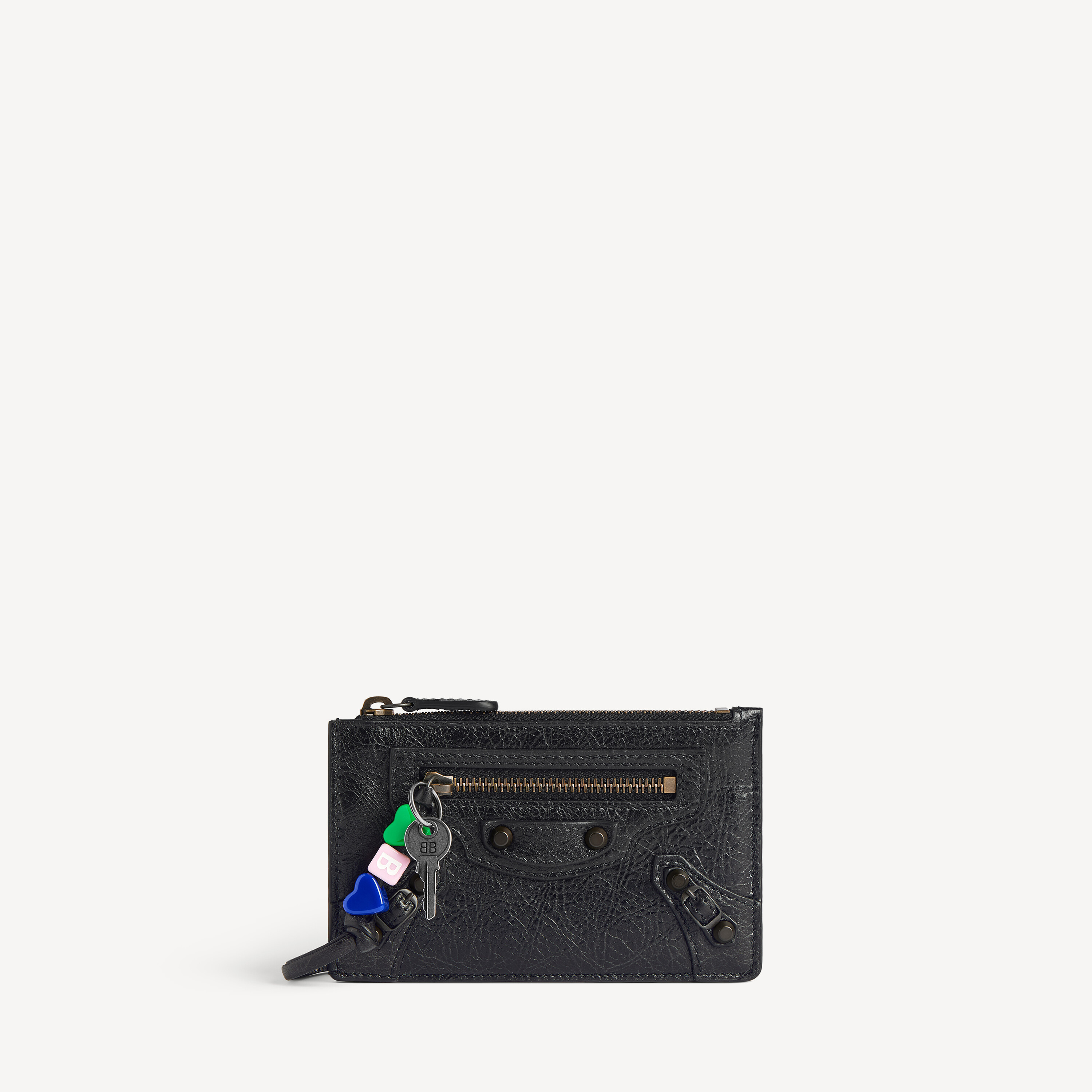 Women's Le City Long Coin And Card Holder in Black