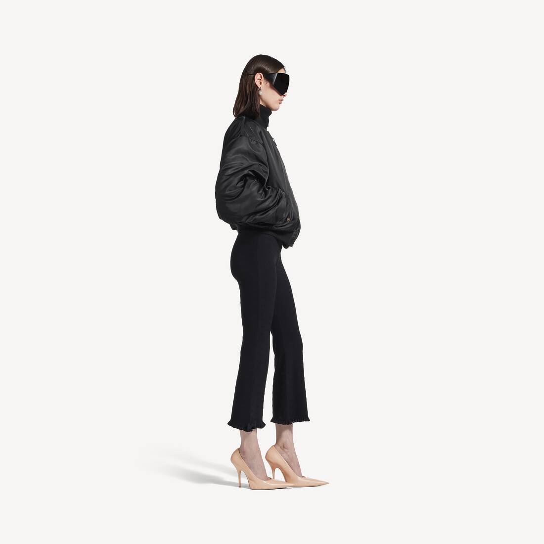 Women's Standard Bomber Jacket in Black | Balenciaga United Kingdom EN - Image 3