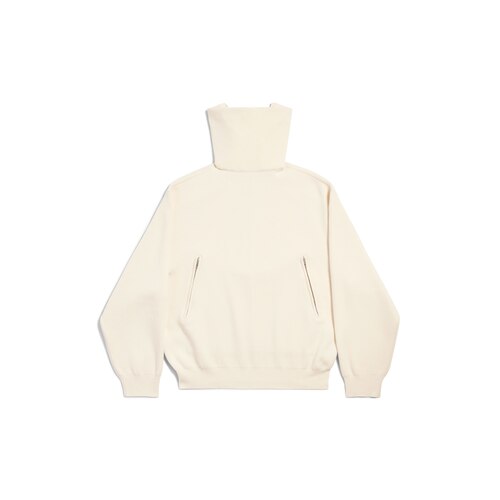 back-to-front high neck sweater