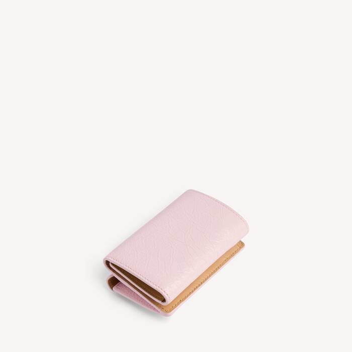 Women's Token Mini Wallet in Petal Pink - Women | Balenciaga Australia EN - Image 2