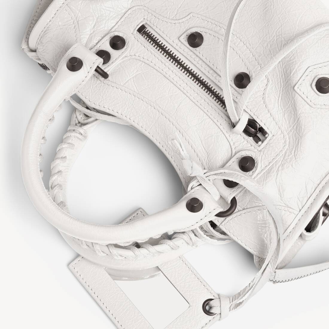 Women's Le City Bag Mini in Optic White | Balenciaga Saudi Arabia EN - Image 6