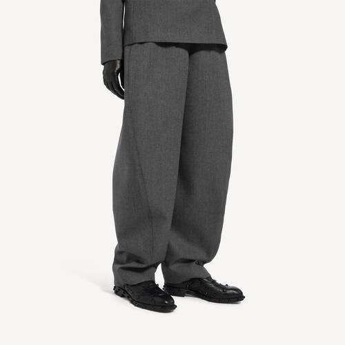 ハイウエスト バレルパンツ 