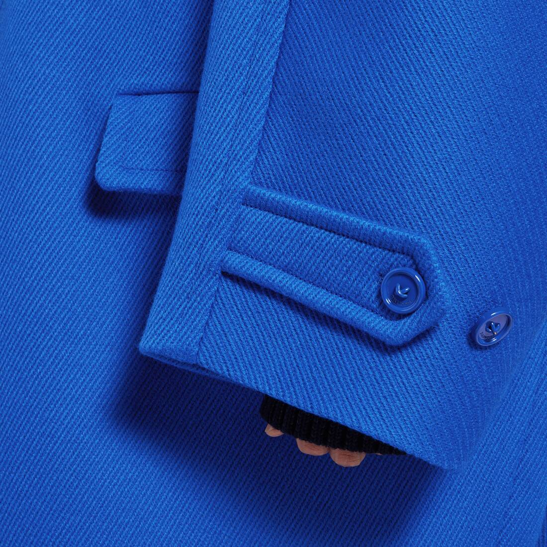 エレクトリックブルー の メンズ ラージ Cocoon コート | Balenciaga 日本 JA - Image 6