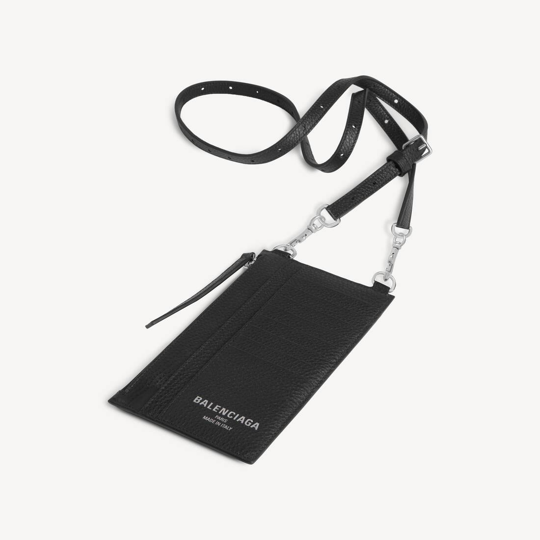 Men's Credit Phone Holder in Black | Balenciaga Taiwan Region EN - Image 3