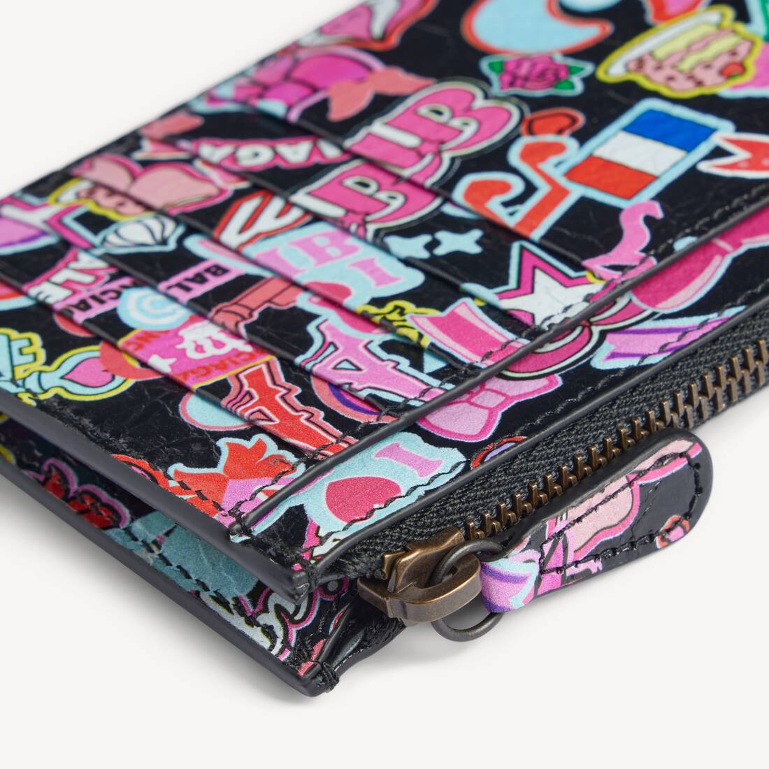 Women's Le City Long Coin And Card Holder in Black/multicolor | Balenciaga Netherlands EN - Image 4