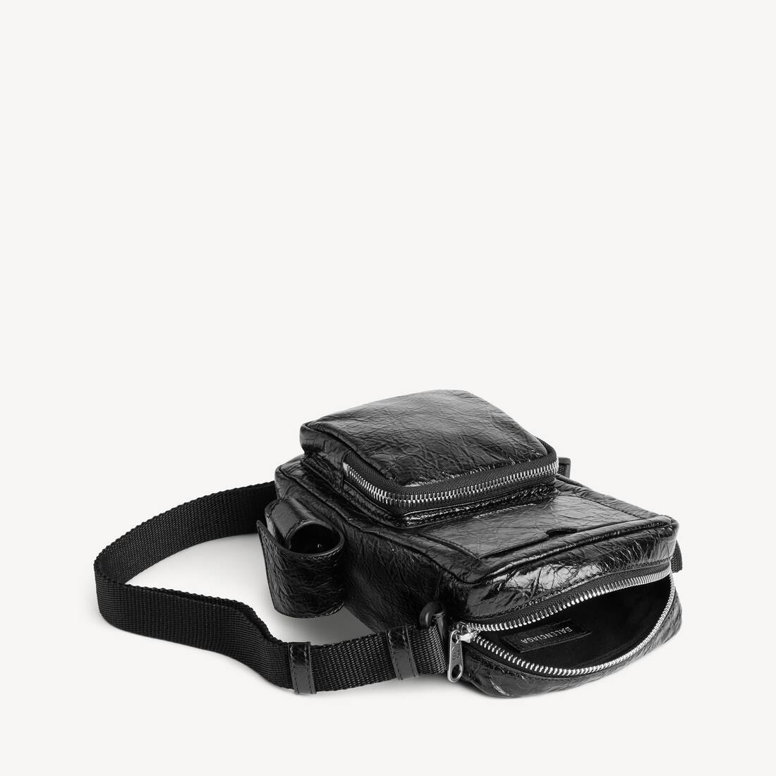 Men's Superbusy Vertical Crossbody Bag in Black | Balenciaga Denmark EN - Image 4