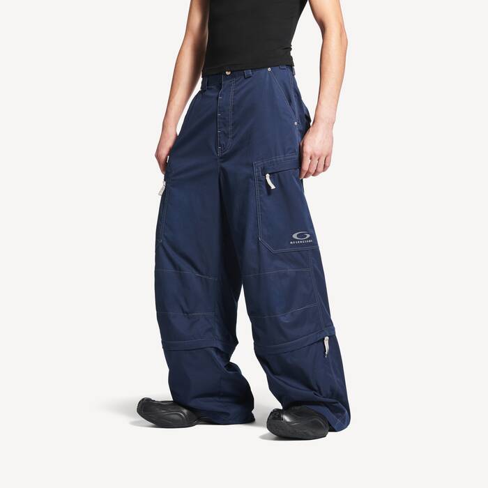 Pantal&oacute;n Utility Work para Hombre en Azul Marino - Hombre | Balenciaga Espa&ntilde;a ES - Image 3