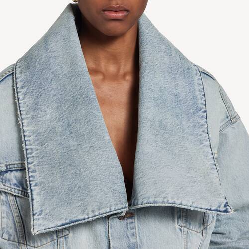 standing collar boxy jacket