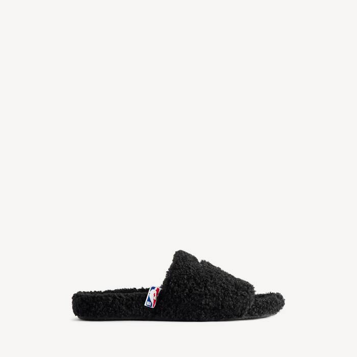 balenciaga | nba collaboration mule ouverte furry