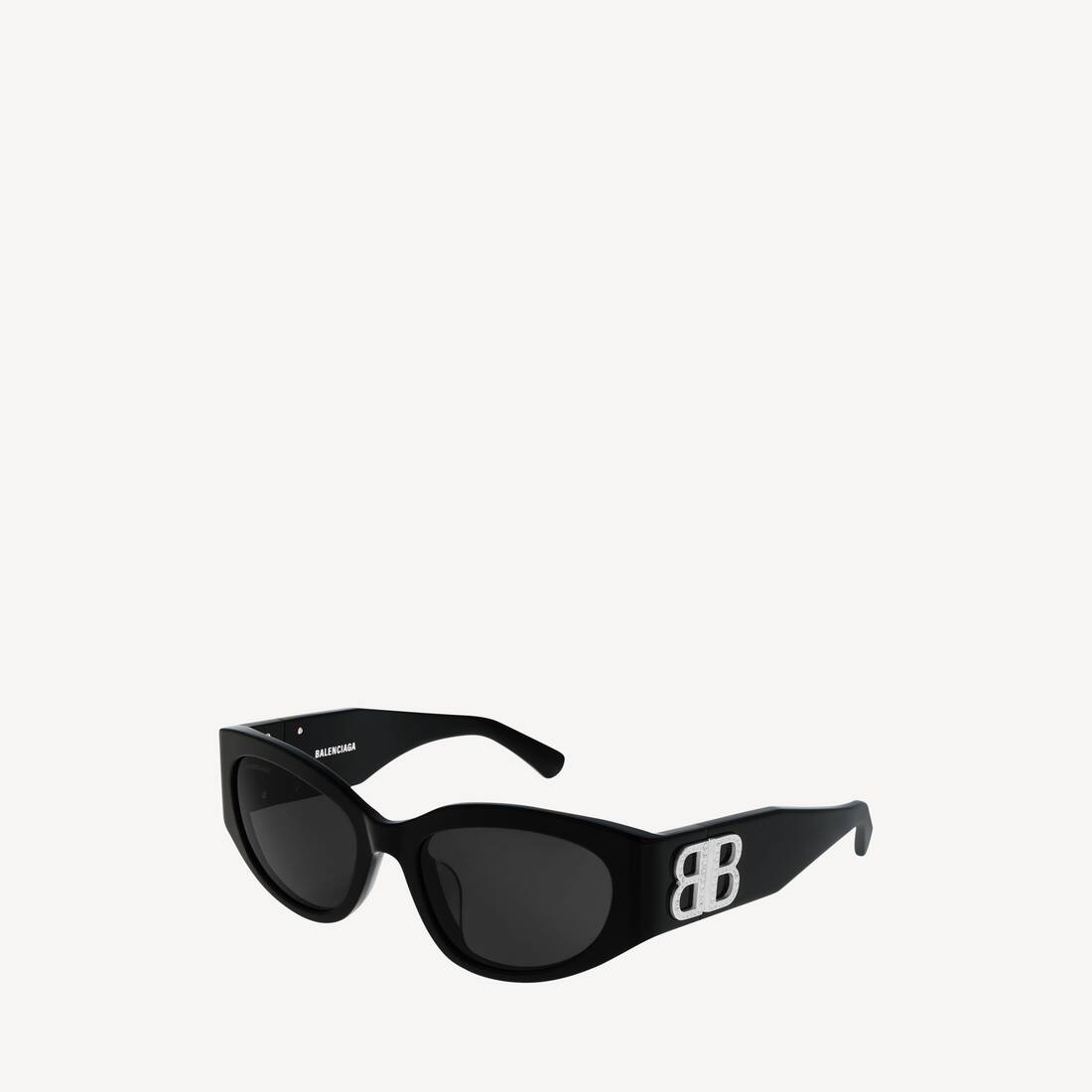 Women's Bossy Round Af Sunglasses in Black | Balenciaga Japan EN - Image 4