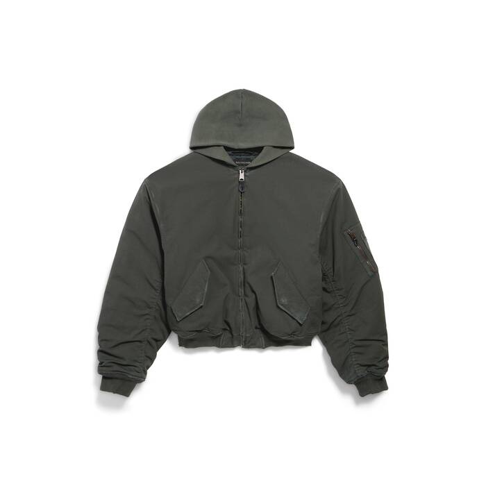 フーデッド standard bomber ジャケット