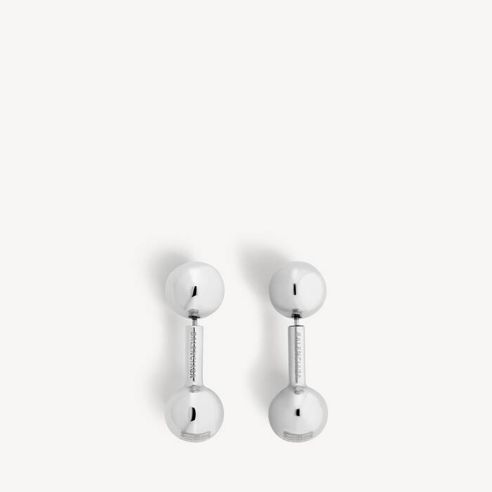 atom bar earrings