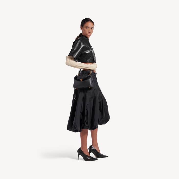 Sac &Agrave; Main Rodeo Mini pour Femme en Noir - Femme | Balenciaga Belgique FR - Image 3