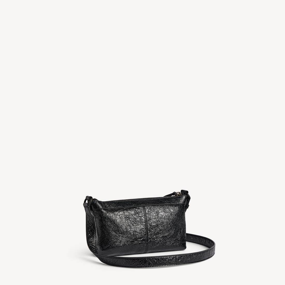 Men's Le City Phone Pouch in Black | Balenciaga Denmark EN - Image 3