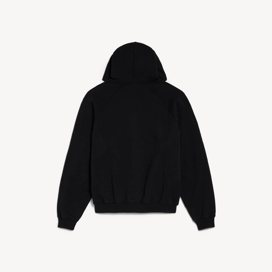 Men's Vintage Surfer Zip-up Hoodie in Black | Balenciaga United States EN - Image 2