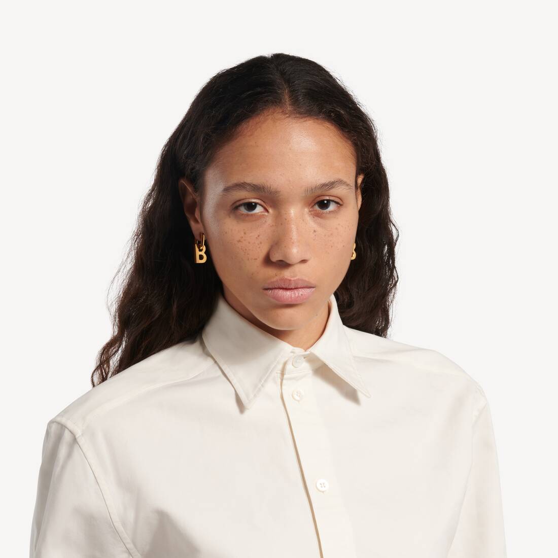 Orecchini B Chain Xl da Donna in Oro | Balenciaga Italia IT - Image 4