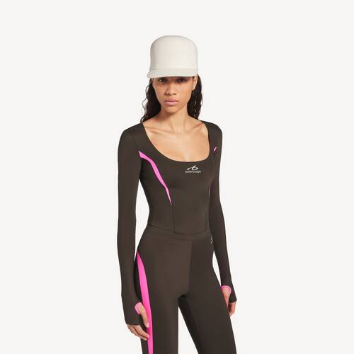 techwear fitted long sleeve top