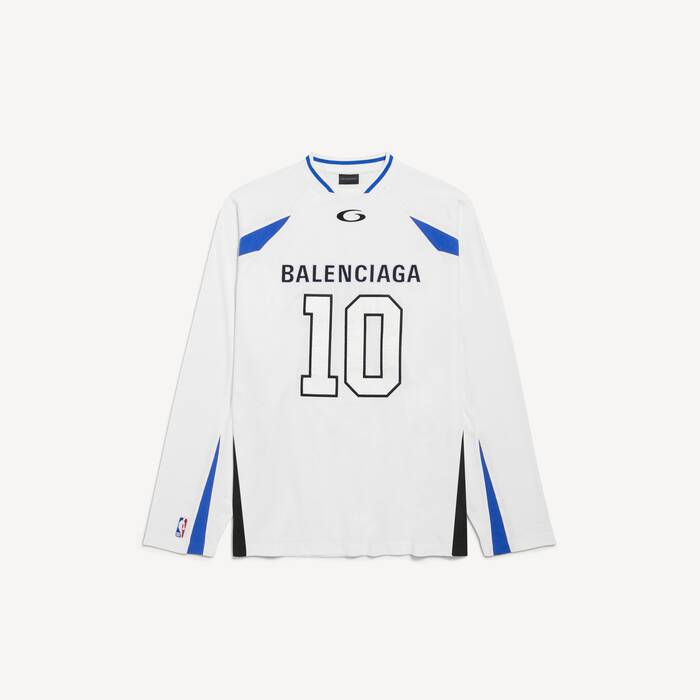 balenciaga | nba collaboration oversized long sleeve t-shirt