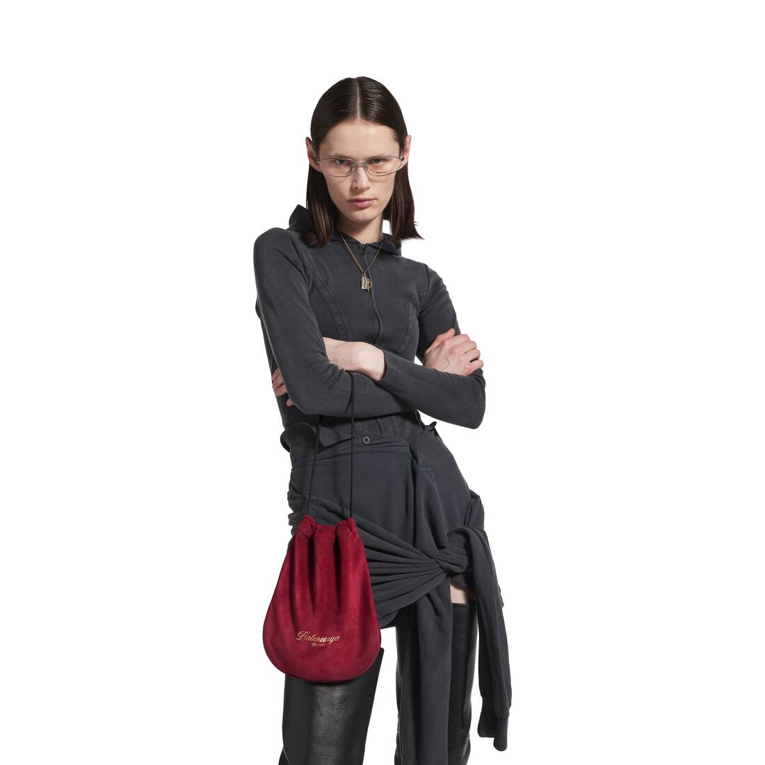 Women's Purse Bag in Cherry Red | Balenciaga United Kingdom EN - Image 7