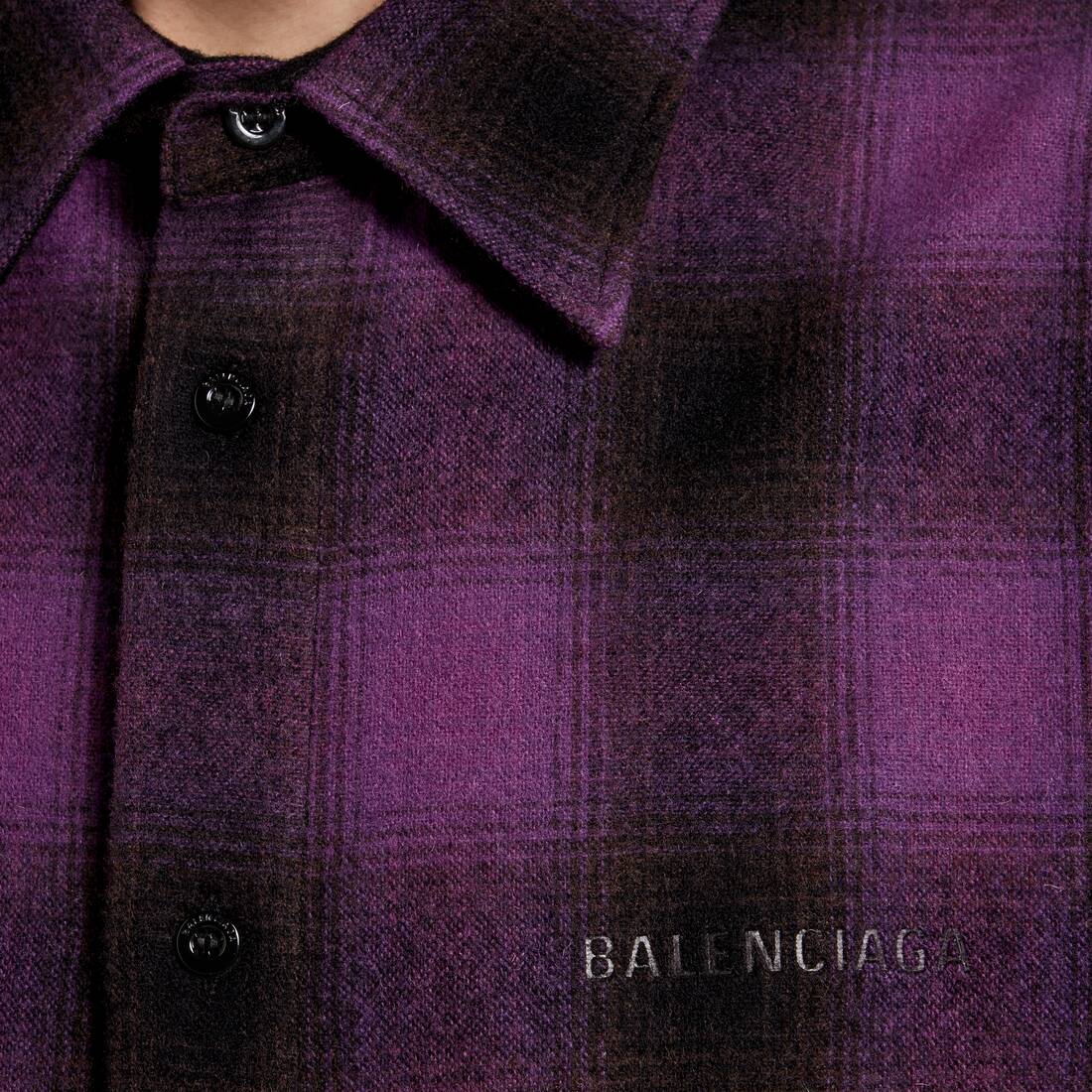 ブラック/バイオレット の ウィメンズ フランネルシャツ | Balenciaga 日本 JA - Image 6