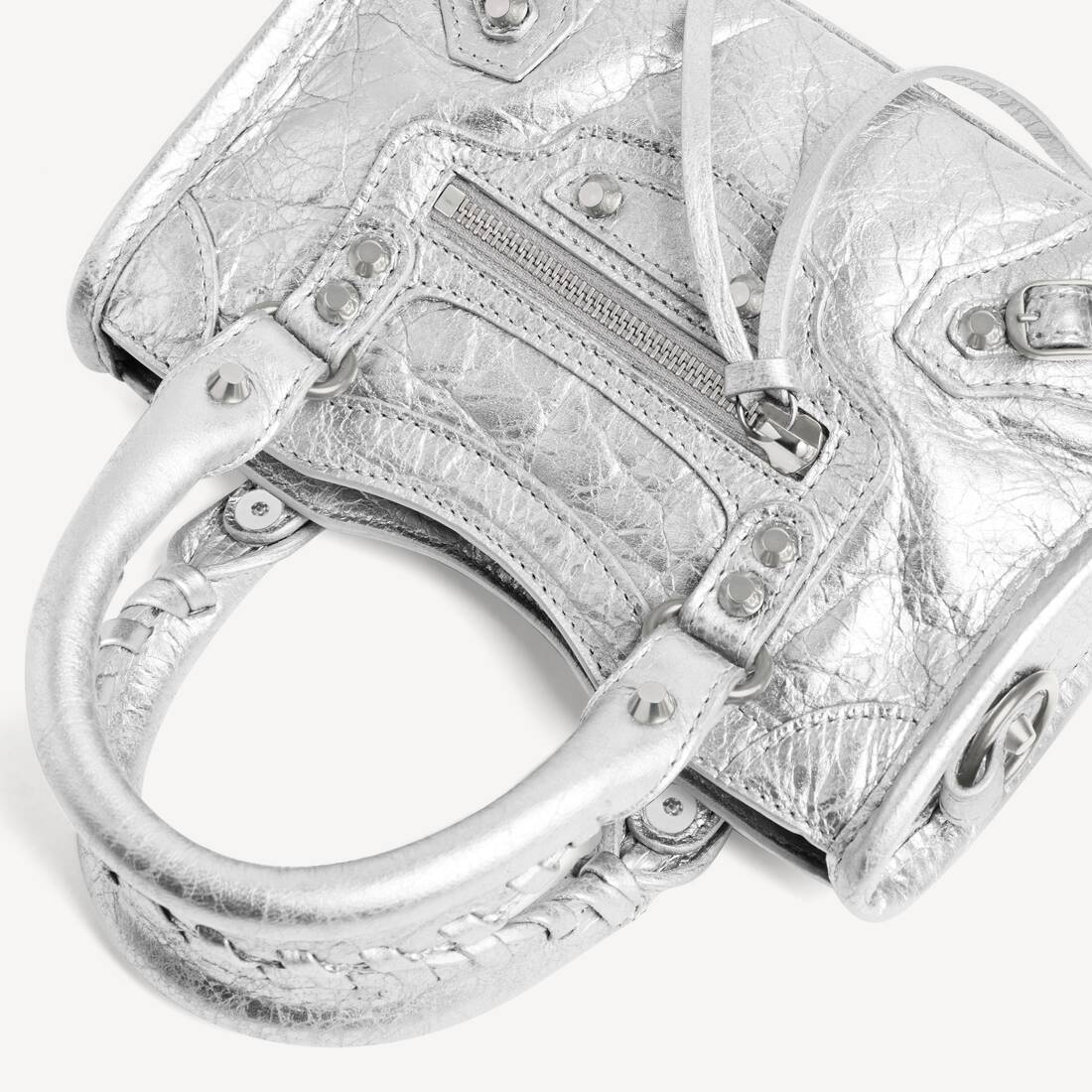 여성 르 시티 백 나노  실버 | 발렌시아가 대한민국 KO - Image 6