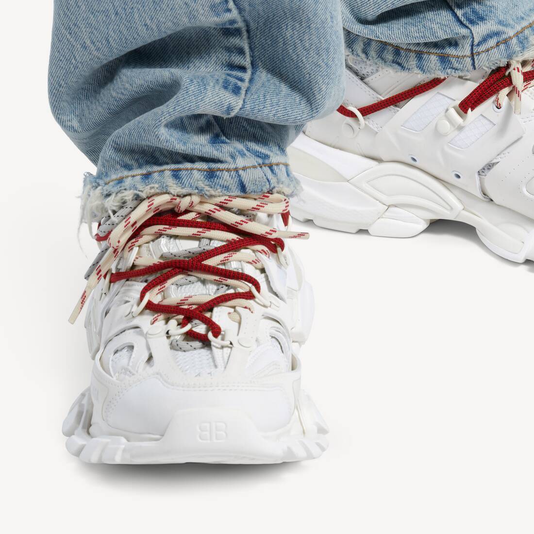 Track Trail系带女士运动鞋 为 所有 在 白色/红色/绿色/黑 | Balenciaga 新加坡 ZH - Image 8