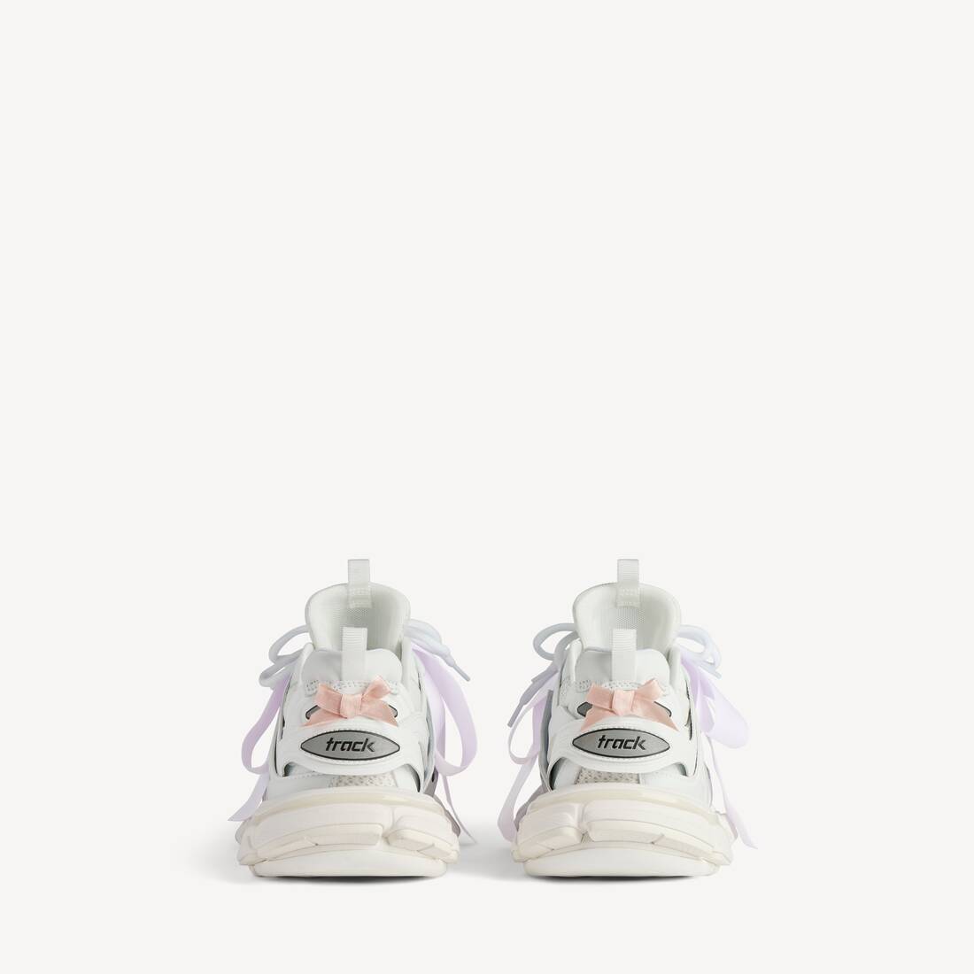 Women's Track Bow Sneaker in White/pink | Balenciaga Canada EN - Image 4