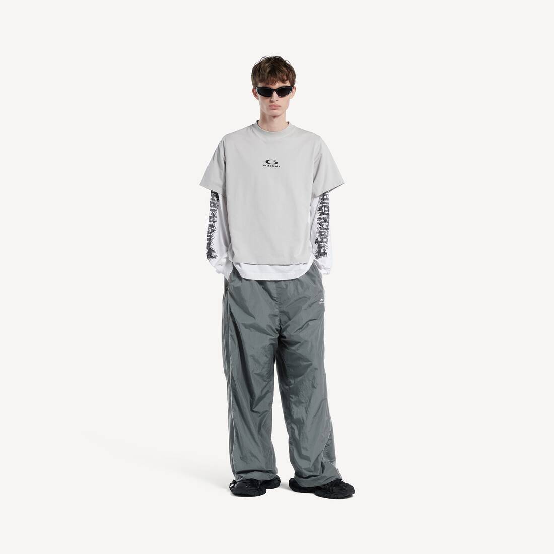 Men's Bodies Tracksuit Pants in Elephant Grey | Balenciaga Australia EN - Image 2