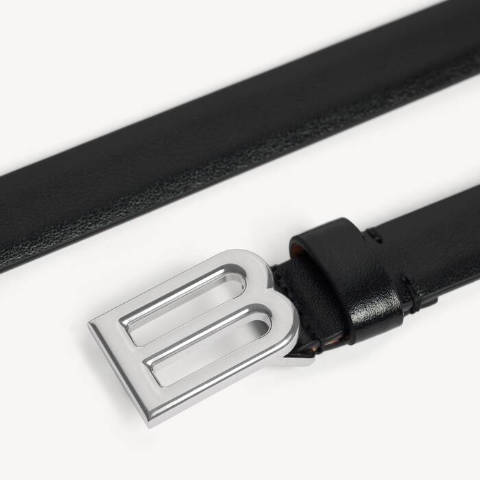 Men's Bolero B Belt in Black - Men | Balenciaga Greece EN - Image 3