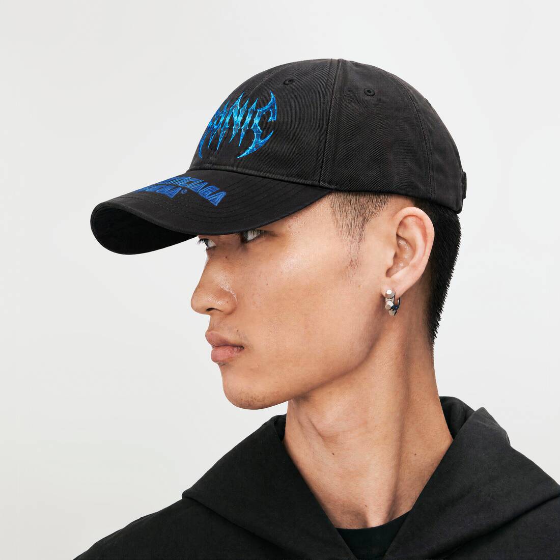 Men's Balenciaga | Sega Sonic The Hedgehog Cap in Black | Balenciaga Japan EN - Image 4