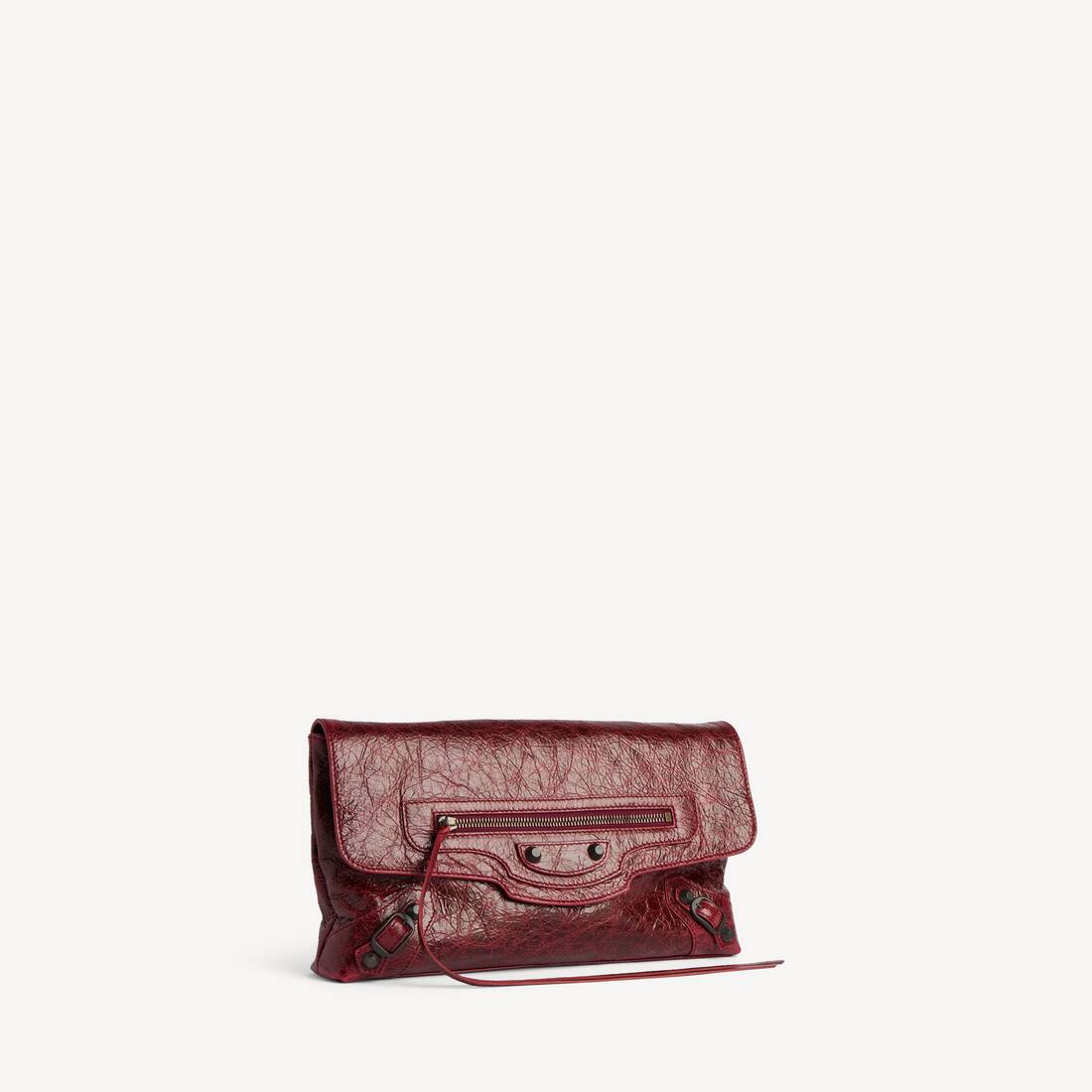 Women's Le City Clutch in Berry Red | Balenciaga United States EN - Image 2