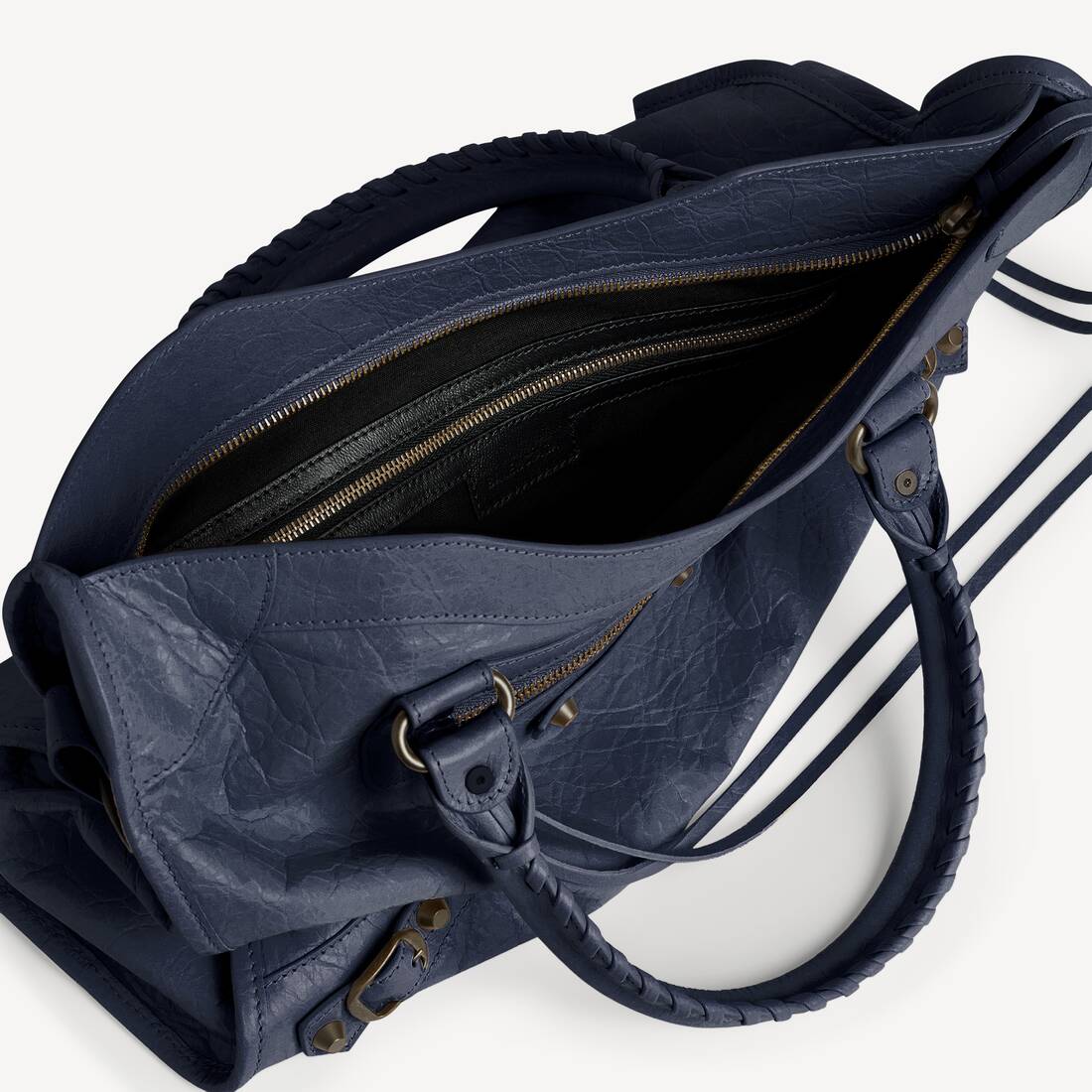 Women's Le City Bag Medium in Dark Maree | Balenciaga France EN - Image 5