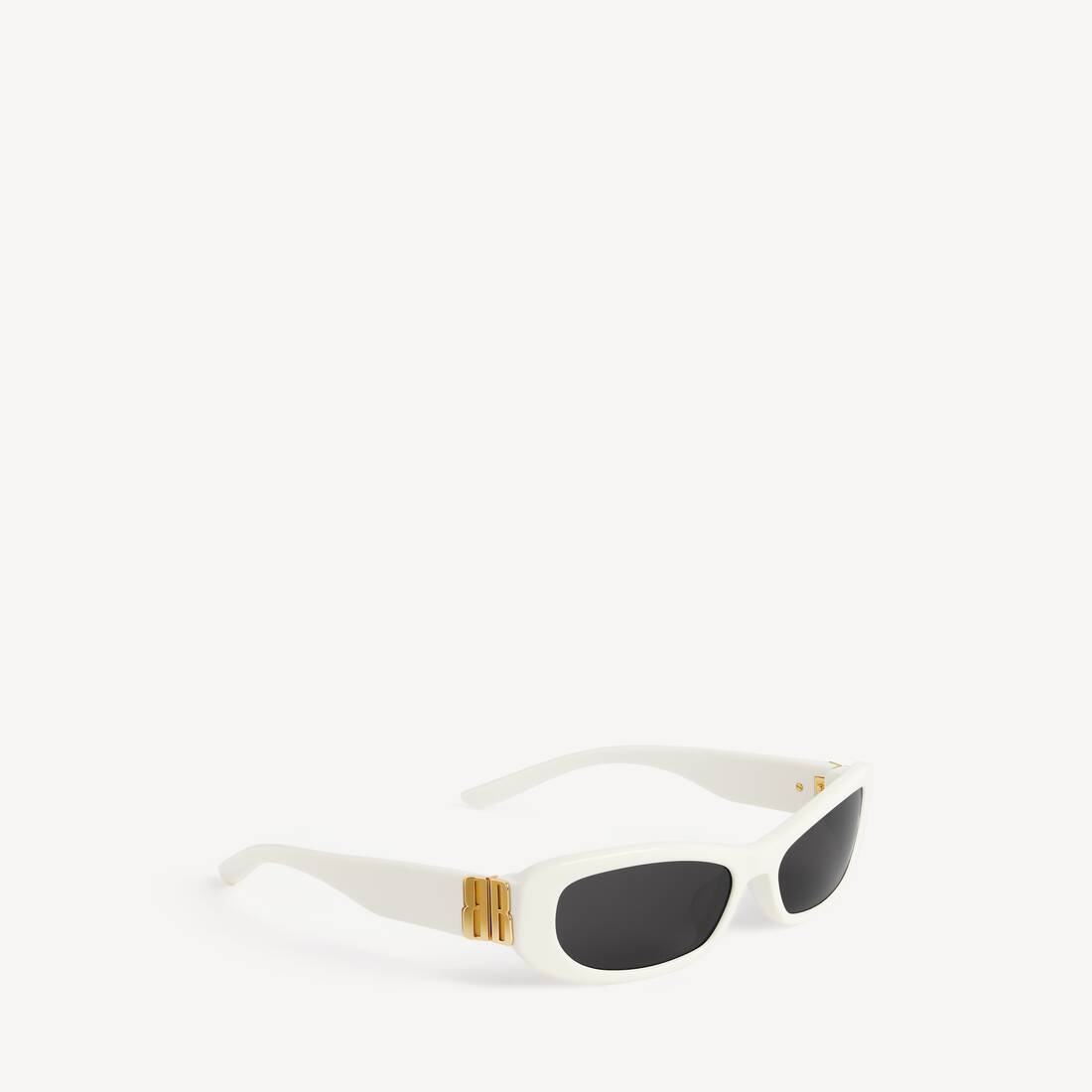 Women's Cosmo Rectangle Sunglasses in Off White | Balenciaga United States EN - Image 3