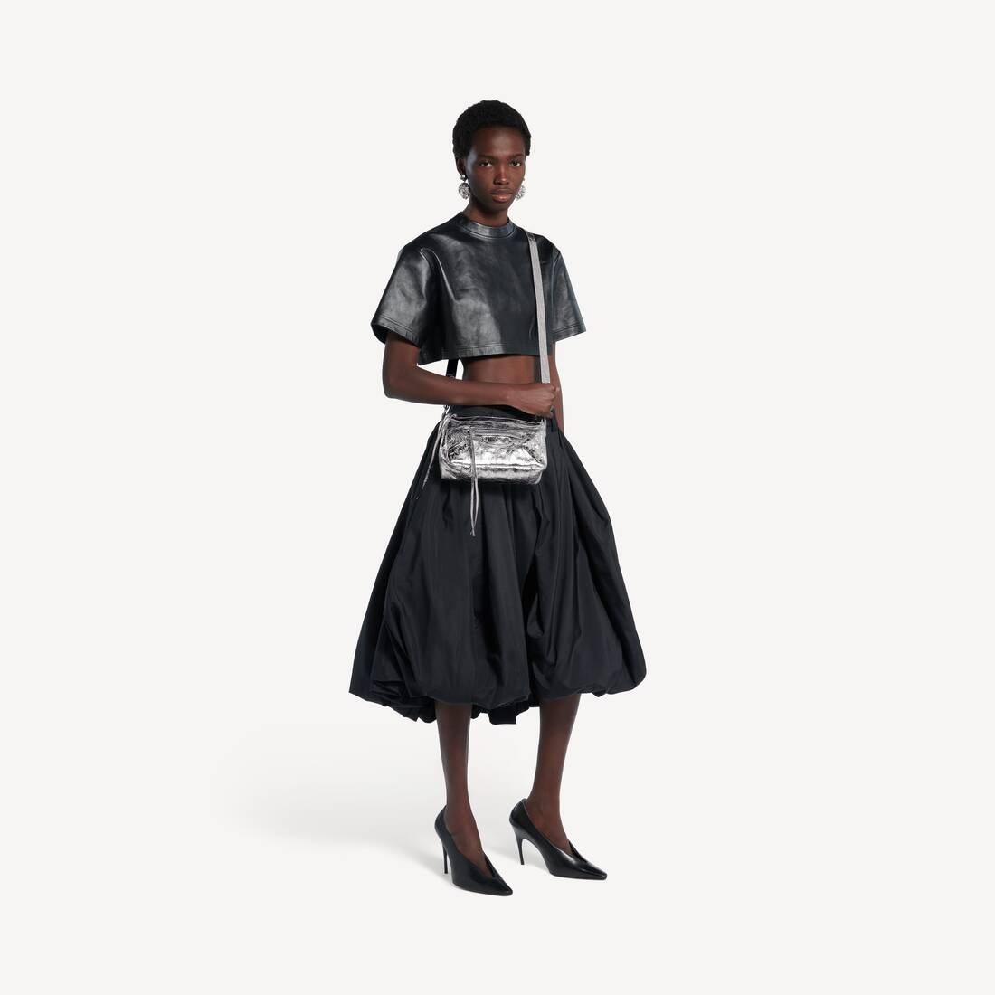 Women's Le City Moto Mini in Silver | Balenciaga Italy EN - Image 7