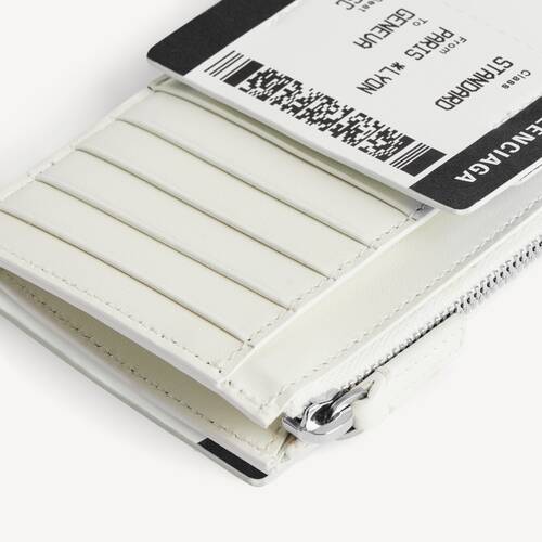 porte-cartes et monnaie long carte d'embarquement passport