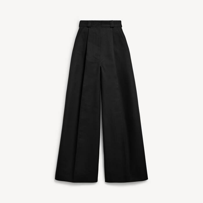 Women's High-waist Pants in Black - Women | Balenciaga Taiwan Region EN - Image 1