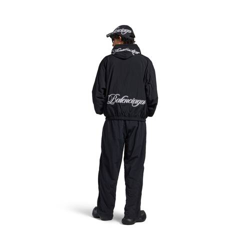cursive reversible tracksuit jacket