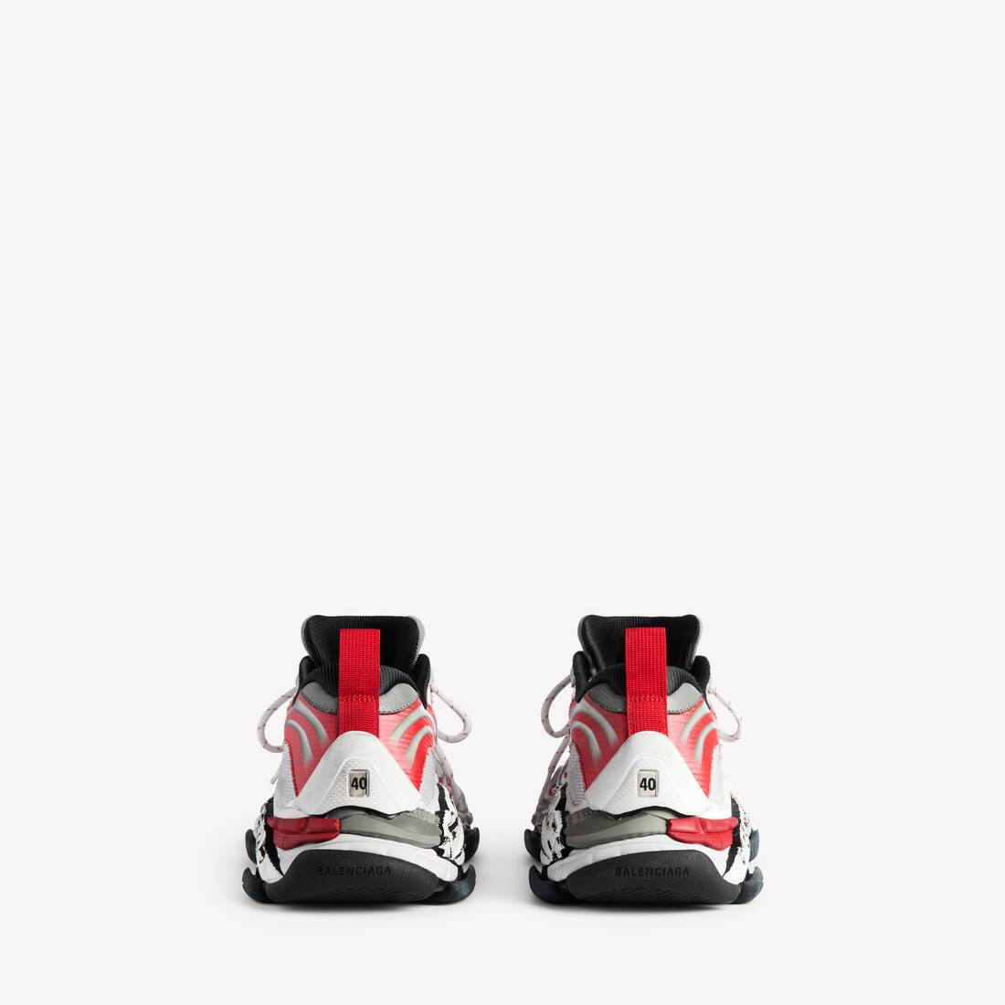 Men's Triple S.2 Sneaker in Grey/red/white | Balenciaga Australia EN - Image 8