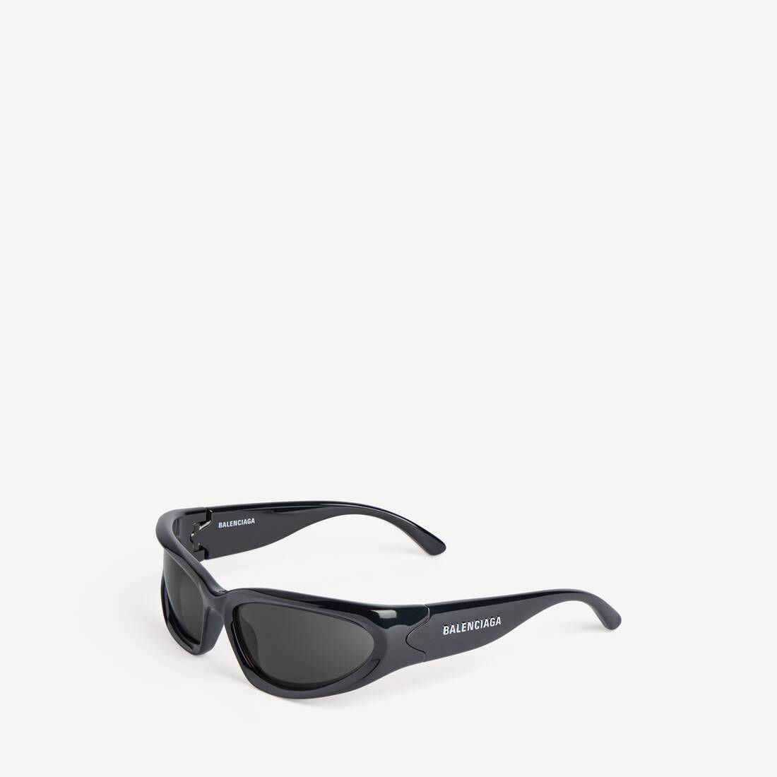 Swift Oval Sunglasses in Black | Balenciaga Netherlands EN - Image 3