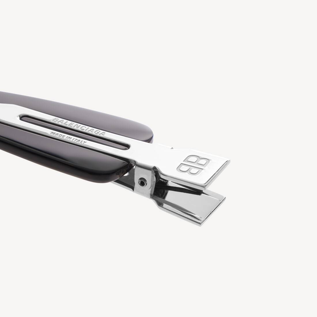 Juego De 2&nbsp;horquillas Salon Bb para Mujer en Plateado/negro | Balenciaga Espa&ntilde;a ES - Image 4
