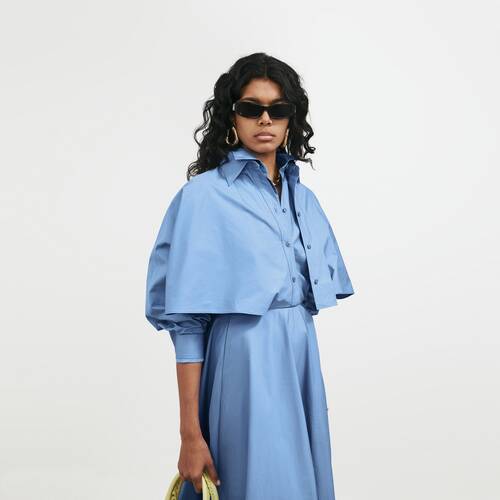 long poplin dress