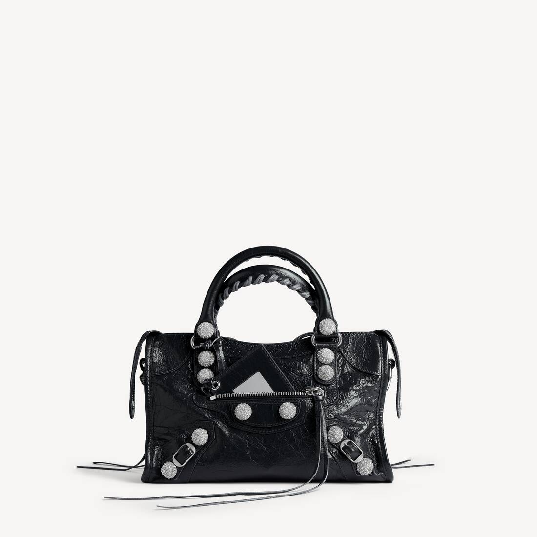 발렌시아가 여성용 르 시티 백 스몰 자이언트 스터즈 위드 Rh 8660292ACFN1000