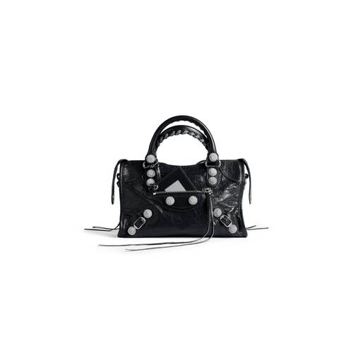 le city bag small giant studs with rhinestones
