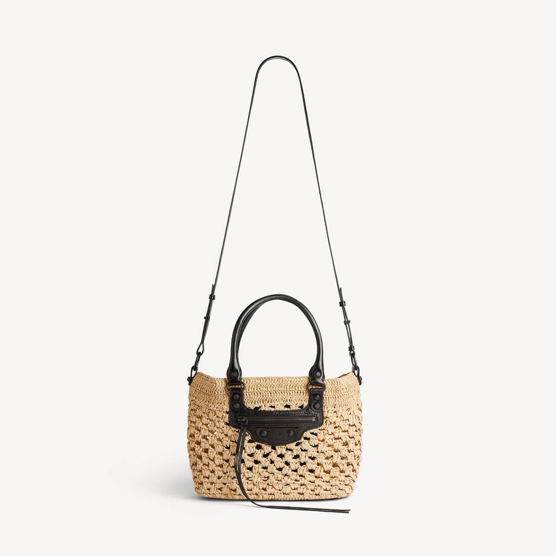 Women's Le City Basket Small in Natural/black | Balenciaga Greece EN - Image 4