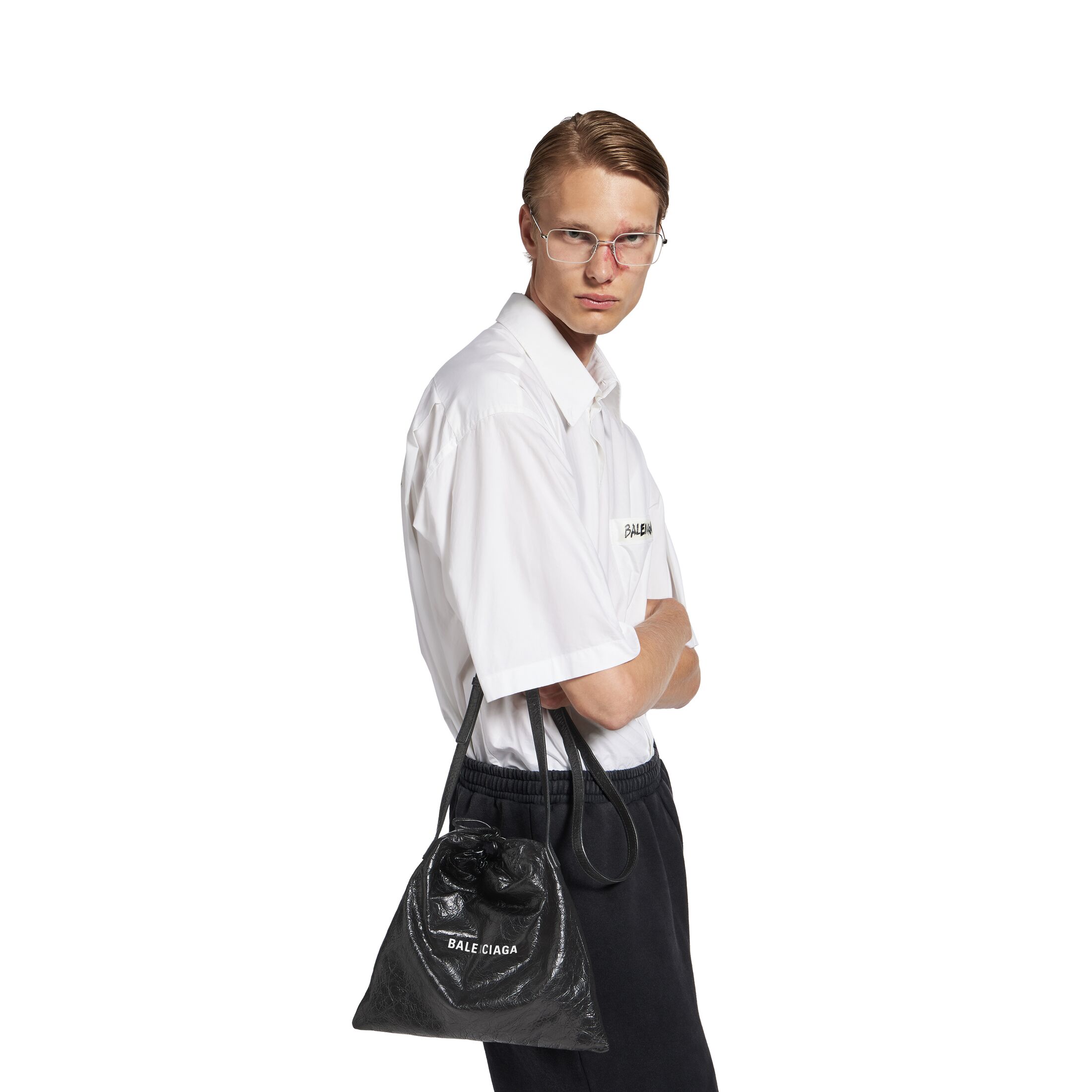 shopper dust bag crossbody pouch medium