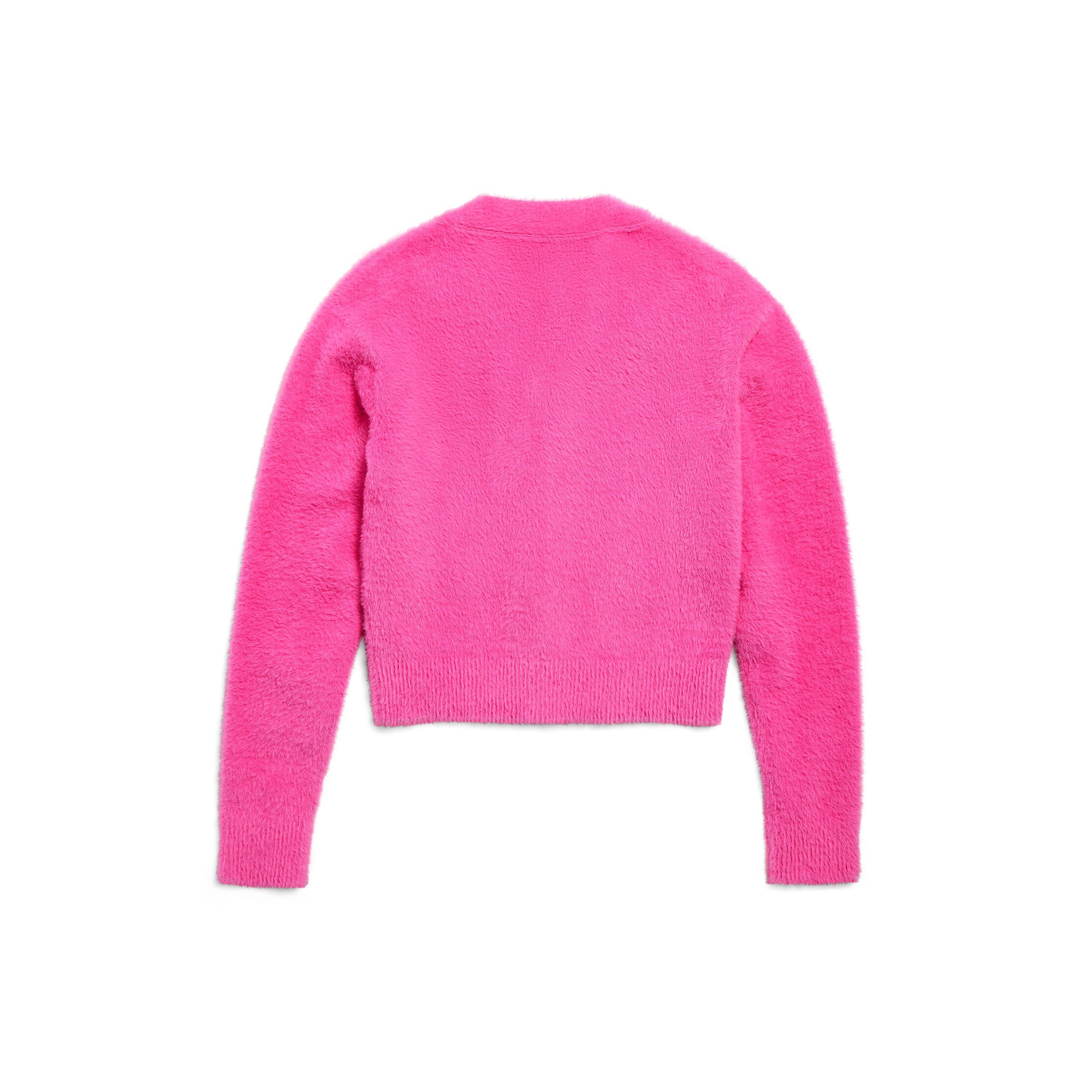 fluffy cardigan