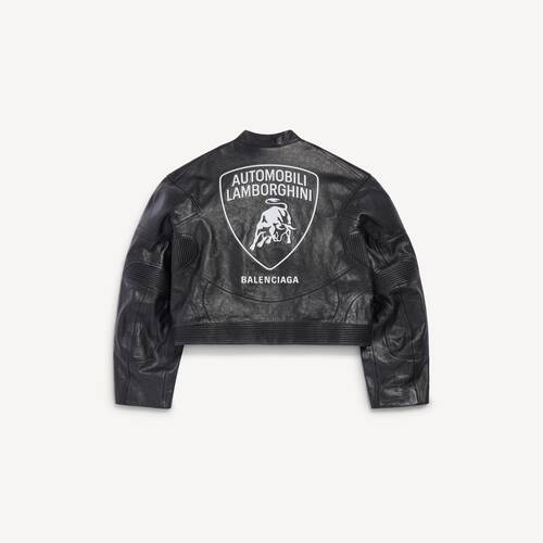 balenciaga i automobili lamborghini biker jacket