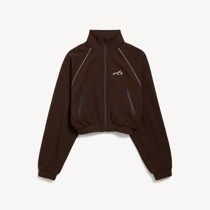 Women's Techwear Tracksuit Jacket in Moka - Women | Balenciaga Australia EN - Image 2