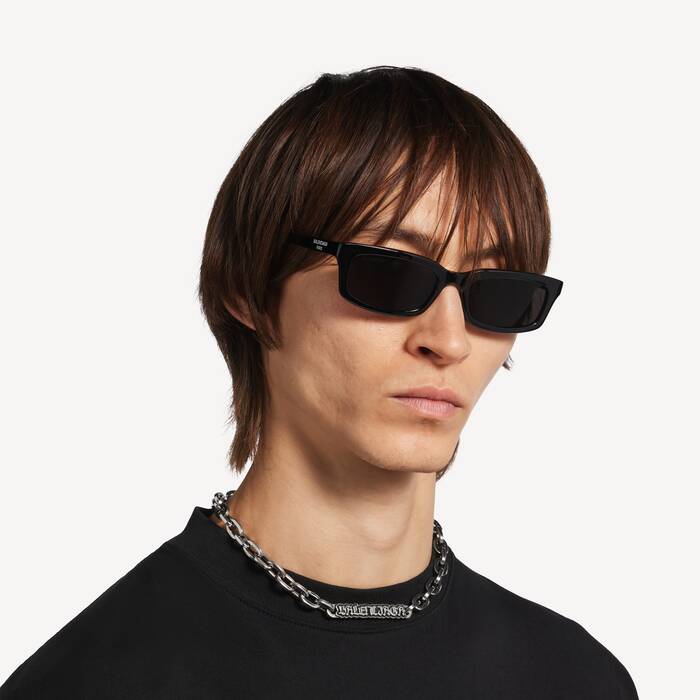 Collar Gourmette Goth para Hombre en Plateado Antiguo - Hombre | Balenciaga Espa&ntilde;a ES - Image 2