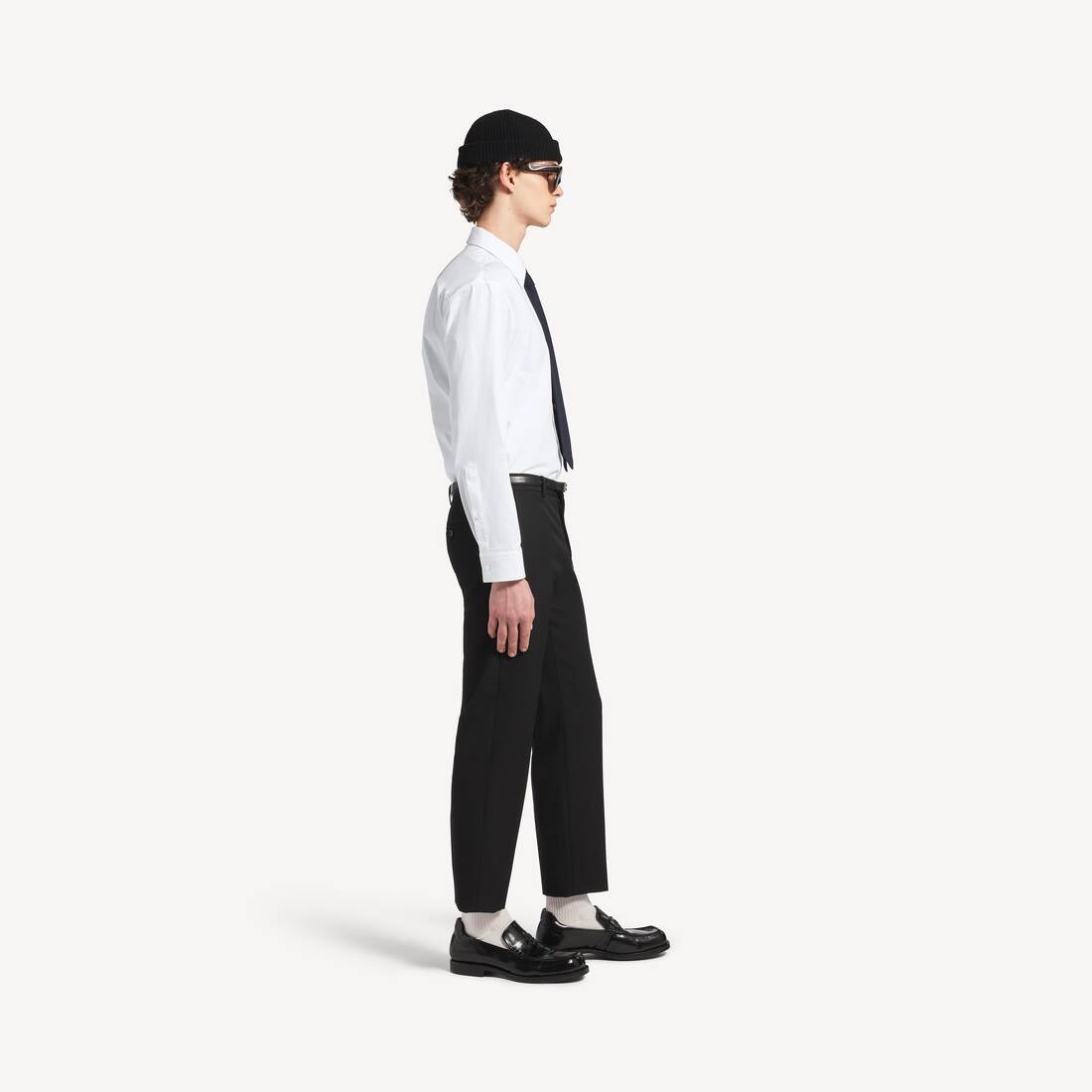 Men's Regular Fit Shirt in White | Balenciaga United States EN - Image 3